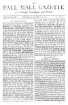Pall Mall Gazette Wednesday 03 January 1877 Page 1