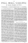 Pall Mall Gazette Thursday 25 January 1877 Page 1
