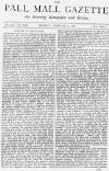 Pall Mall Gazette Monday 05 February 1877 Page 1