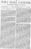 Pall Mall Gazette Tuesday 20 February 1877 Page 1