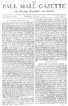Pall Mall Gazette Thursday 01 March 1877 Page 1