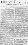 Pall Mall Gazette Saturday 03 March 1877 Page 1