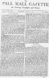 Pall Mall Gazette Thursday 08 March 1877 Page 1