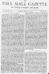 Pall Mall Gazette Monday 19 March 1877 Page 1
