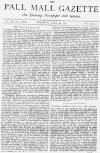 Pall Mall Gazette Thursday 26 July 1877 Page 1