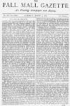 Pall Mall Gazette Saturday 04 August 1877 Page 1