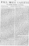 Pall Mall Gazette Thursday 23 August 1877 Page 1