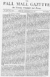 Pall Mall Gazette Monday 10 September 1877 Page 1
