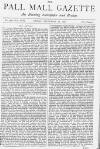 Pall Mall Gazette Friday 14 September 1877 Page 1