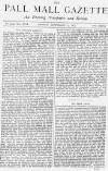 Pall Mall Gazette Monday 17 September 1877 Page 1