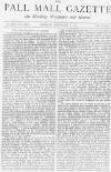 Pall Mall Gazette Tuesday 06 November 1877 Page 1