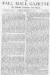 Pall Mall Gazette Tuesday 13 November 1877 Page 1