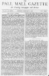 Pall Mall Gazette Tuesday 01 January 1878 Page 1