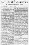 Pall Mall Gazette Friday 18 January 1878 Page 1