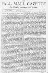 Pall Mall Gazette Monday 04 February 1878 Page 1