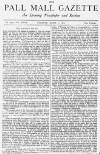 Pall Mall Gazette Tuesday 02 April 1878 Page 1