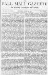 Pall Mall Gazette Thursday 04 April 1878 Page 1