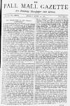 Pall Mall Gazette Monday 10 June 1878 Page 1