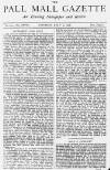 Pall Mall Gazette Saturday 27 July 1878 Page 1