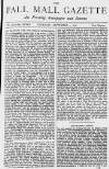 Pall Mall Gazette Thursday 05 September 1878 Page 1
