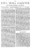 Pall Mall Gazette Tuesday 17 September 1878 Page 1