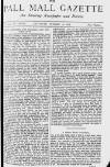 Pall Mall Gazette Saturday 12 October 1878 Page 1