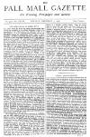 Pall Mall Gazette Tuesday 03 December 1878 Page 1