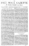Pall Mall Gazette Wednesday 18 December 1878 Page 1