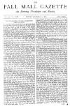 Pall Mall Gazette Friday 03 January 1879 Page 1