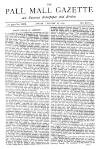 Pall Mall Gazette Friday 17 January 1879 Page 1