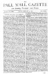 Pall Mall Gazette Friday 31 January 1879 Page 1