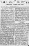 Pall Mall Gazette Sunday 02 February 1879 Page 1