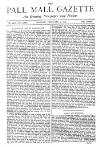Pall Mall Gazette Monday 03 February 1879 Page 1