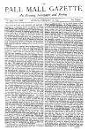 Pall Mall Gazette Monday 17 February 1879 Page 1