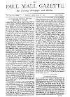 Pall Mall Gazette Friday 21 February 1879 Page 1