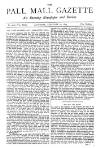 Pall Mall Gazette Saturday 22 February 1879 Page 1