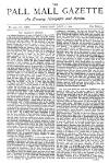 Pall Mall Gazette Wednesday 04 June 1879 Page 1