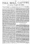 Pall Mall Gazette Thursday 05 June 1879 Page 1