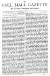 Pall Mall Gazette Saturday 07 June 1879 Page 1