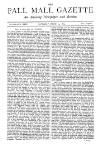 Pall Mall Gazette Saturday 14 June 1879 Page 1