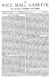 Pall Mall Gazette Monday 23 June 1879 Page 1