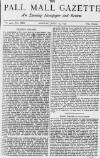 Pall Mall Gazette Monday 14 July 1879 Page 1