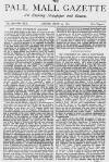 Pall Mall Gazette Friday 25 July 1879 Page 1