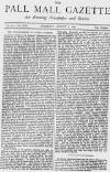 Pall Mall Gazette Thursday 07 August 1879 Page 1