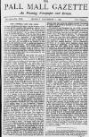 Pall Mall Gazette Monday 01 September 1879 Page 1