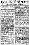 Pall Mall Gazette Tuesday 02 September 1879 Page 1