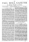 Pall Mall Gazette Tuesday 16 September 1879 Page 1