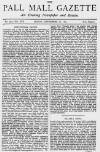 Pall Mall Gazette Friday 26 September 1879 Page 1