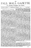 Pall Mall Gazette Wednesday 01 October 1879 Page 1
