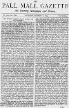 Pall Mall Gazette Thursday 02 October 1879 Page 1